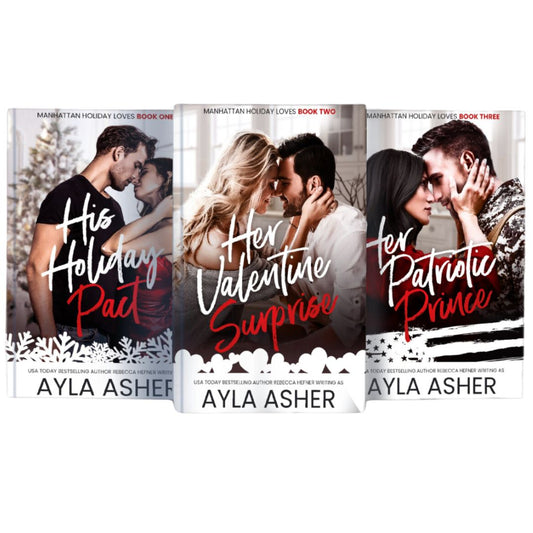 Signed Steamy Manhattan Holiday Loves Romance Trilogy