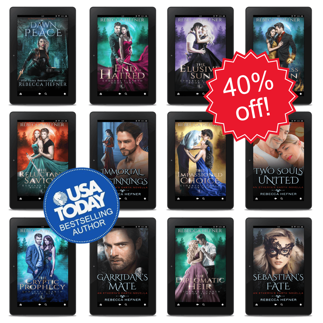 The ultimate steamy romantasy book bundle. ebook and audiobook. Front facing showing all twelve covers